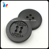 Black Wood 4 Holes Button for Men's Suits