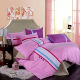 100% Cotton UK Style Patchwork Pink Duvet Cover Bedding