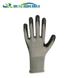 Grey Polyester Nitrile Coated Working Gloves