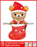 Hot Sale Plush Christmas Teddy Bear with Socks