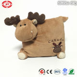 Moose with Foot Cute Plush Soft Stuffed Kids Xmas Pillow