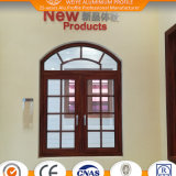 Dual Color Aluminium Casement Window with Sound Insulated Double Glasses
