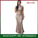 New Arrival Woman Sexy Sequins Backless Evening Party Dress