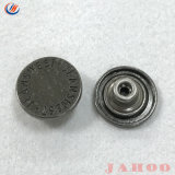 Logo Engraved Alloy Metal Denim Jeans Buttons for Pants and Jeans