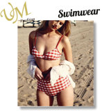 New Design Plain Print Women Minimum Order Custom Made Swimwear Bukini