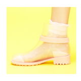 Transparent Ankle PVC Rain Boots for Women