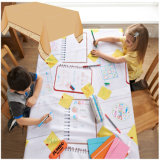 Kids Draw on PE Laminated Table Cover Disposable Paper Tablecloth