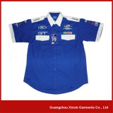 Custom Design Staff Shirts Uniform for 4s Gas Shop (S34)