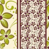 Flower Design Polyester Printed Fabric for Bedding Sets