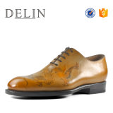 Printing Quality Pure Genuine Leather Sole Men Shoes