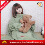 Very Soft Coral Fleece Adults TV Blanket