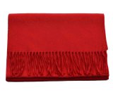 100%Alashan Cashmere Fashion Shawl in Classic Chinese Red