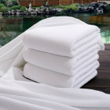 Super Absorbent Plain White Cotton Towels for Hotel