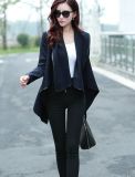 New Women Blazer Suit Cardigan Coat Irregular Collar Jacket Tops