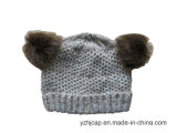 Winter Hat Acrylic Jacquard Beanie Hat Custom Knit Hat POM POM Knitted Hat