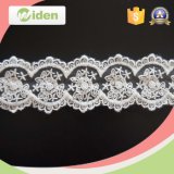Nylon Lace Fabric Embroidered Stone Flower Embroidery Lace
