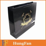 Large Size Landscape Paper Shopping Bags with Hotstamping Logo and Embossing