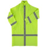100%Polyester Oxford 150d, Ordinary Reflective Tape with Snap Buttons Raincoat
