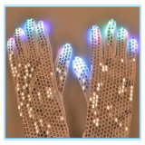 LED Flashing Dancing Performance Sequins Gloves