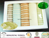 Pure Natural Yarn Dyed Jacquard Series Bamboo Gift Towels