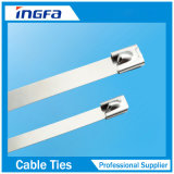 Silver Stainless Steel Cable Ties for Cable and Pipe 4.6X450mm