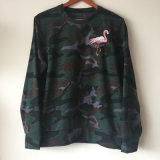 Custom Design Camo Sweatshirt with Flamingo