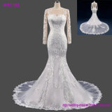 Various Style Custom Made Long Sleeves Lace Bridal Gowns Wedding Dress