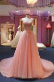 Sequin Pink Chiffon Fashion Dress Evening Gown