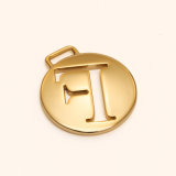 New Design Quality Gold Round Pendant for Bag, Garment Accessory