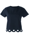 Factory Wholesale Ladies' T Shirt with Hollow Bottom