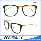 High Quality Acetate Optical Frame Eyeglasses with Metal Temples