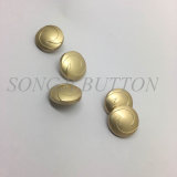 Simple Logo Metal Zinc Alloy Sewing Shank Button for Coat