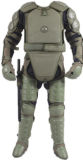 Green Police Body Armor Bomb Suit