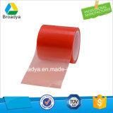 150mic Transparent Red Film Pet/Polyester Double Sided Adhesive Tape (BY6967)