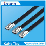 Marine Stainless Steel Ties with Coating Black Colour