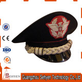 Military Officer Peak Cap with Wool