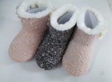 New Retail Micro Suede Girl Kids Fur Indoor House Boots