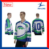 Healong Good Design Sports Clothing Gear Sublimation College League Ice Hockey Shirts