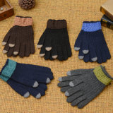 Man's Winter Warm Knitted Gloves Full Finger Wholesale