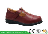 Wine Leather Shoes Orthopedic Casual Shoes (9617062-1)