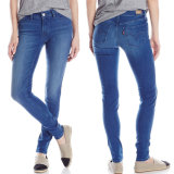 2017 Spring Ladies Fashion Skinny Jeans Cotton Denim Pants