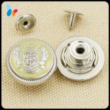 Buttons Product Type and Metal Material Alloy Jeans Button