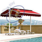 Free Standing Sided Open Retractable Mobile Awning
