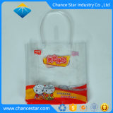 Custom Printed Packaging PVC Handle Bag with Button