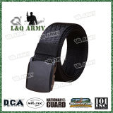 Men's Military Tactical Web Belt, Nylon Canvas Webbing Plastic Buckle Belt