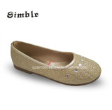 Wholesale Simple Style Girls Caasual Dance Shoes with PU Upper