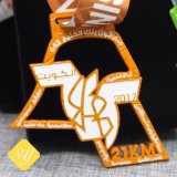 High Quality Custom Die Casting Enamel Metal Football Medal