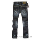Wholesale Mens Garment Casual Straight Denim Ripped Jeans