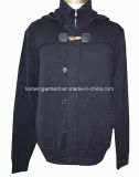 Men Winter Wool Heavy Sweater Coat with Button (10-0489)