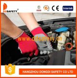 Ddsafety 2017 Foam Latex Coated Safety Gloves of String Knitted